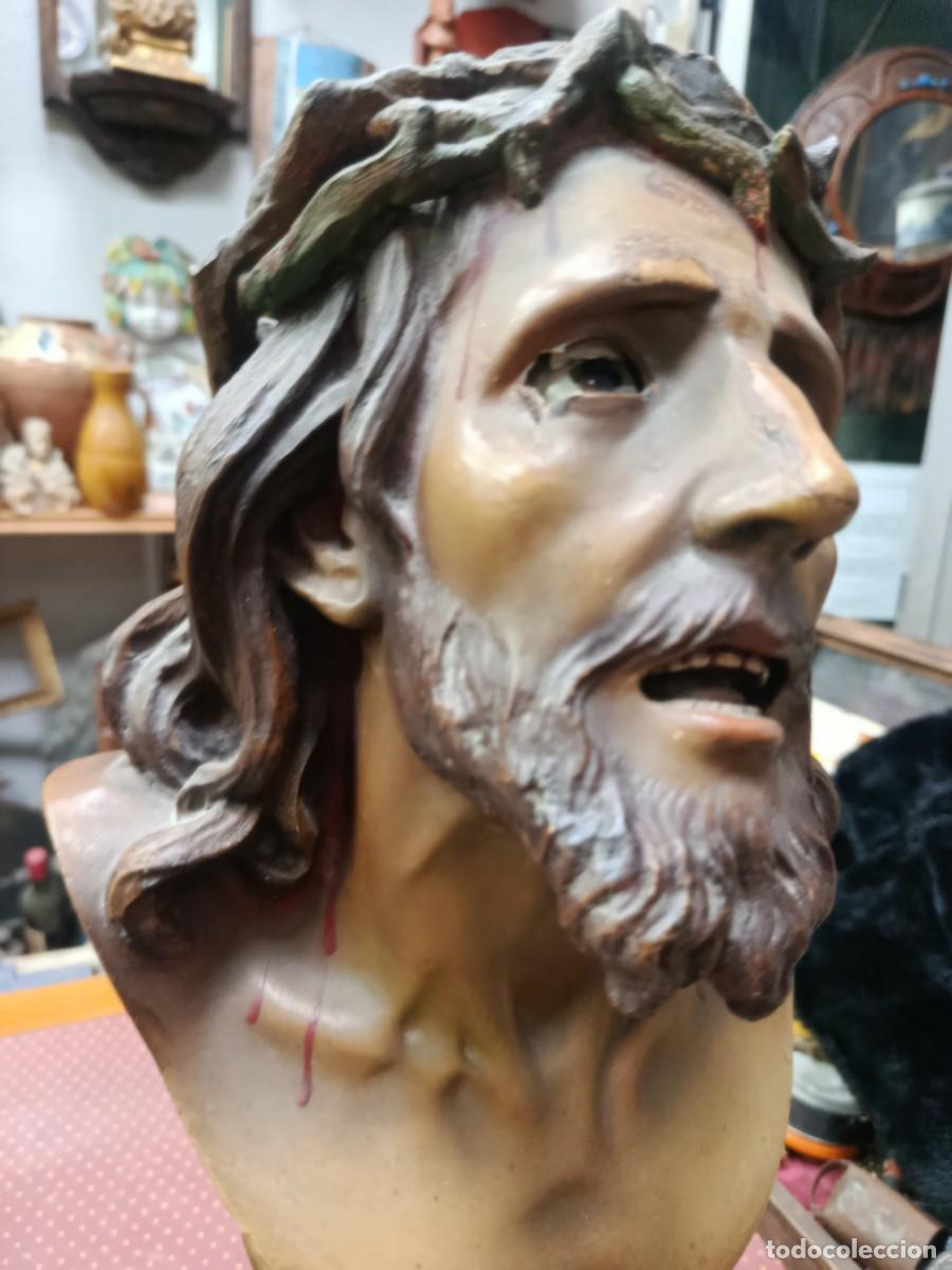 Arte: Escultura antigua Cristo de Limpias,Olot