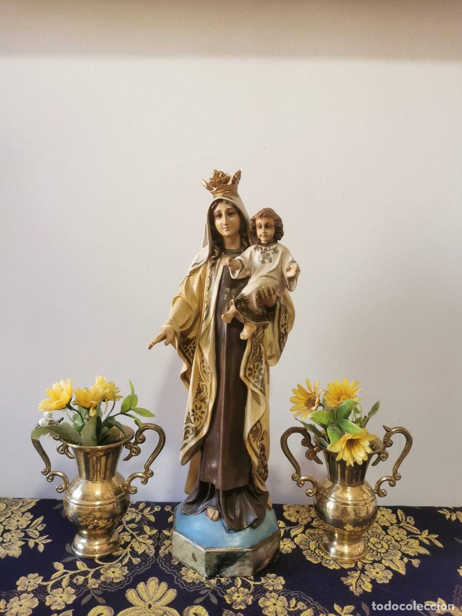 Arte: Virgen del Carmen Olot 37,5cm - Foto 1