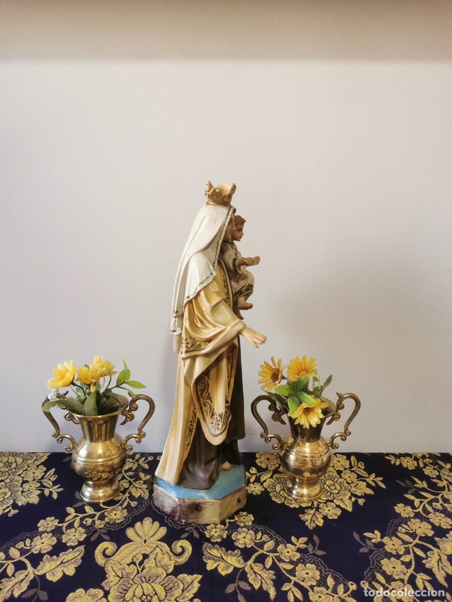 Arte: Virgen del Carmen Olot 37,5cm - Foto 2