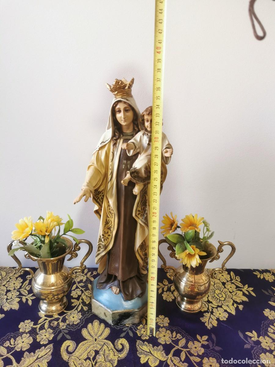 Arte: Virgen del Carmen Olot 37,5cm - Foto 5