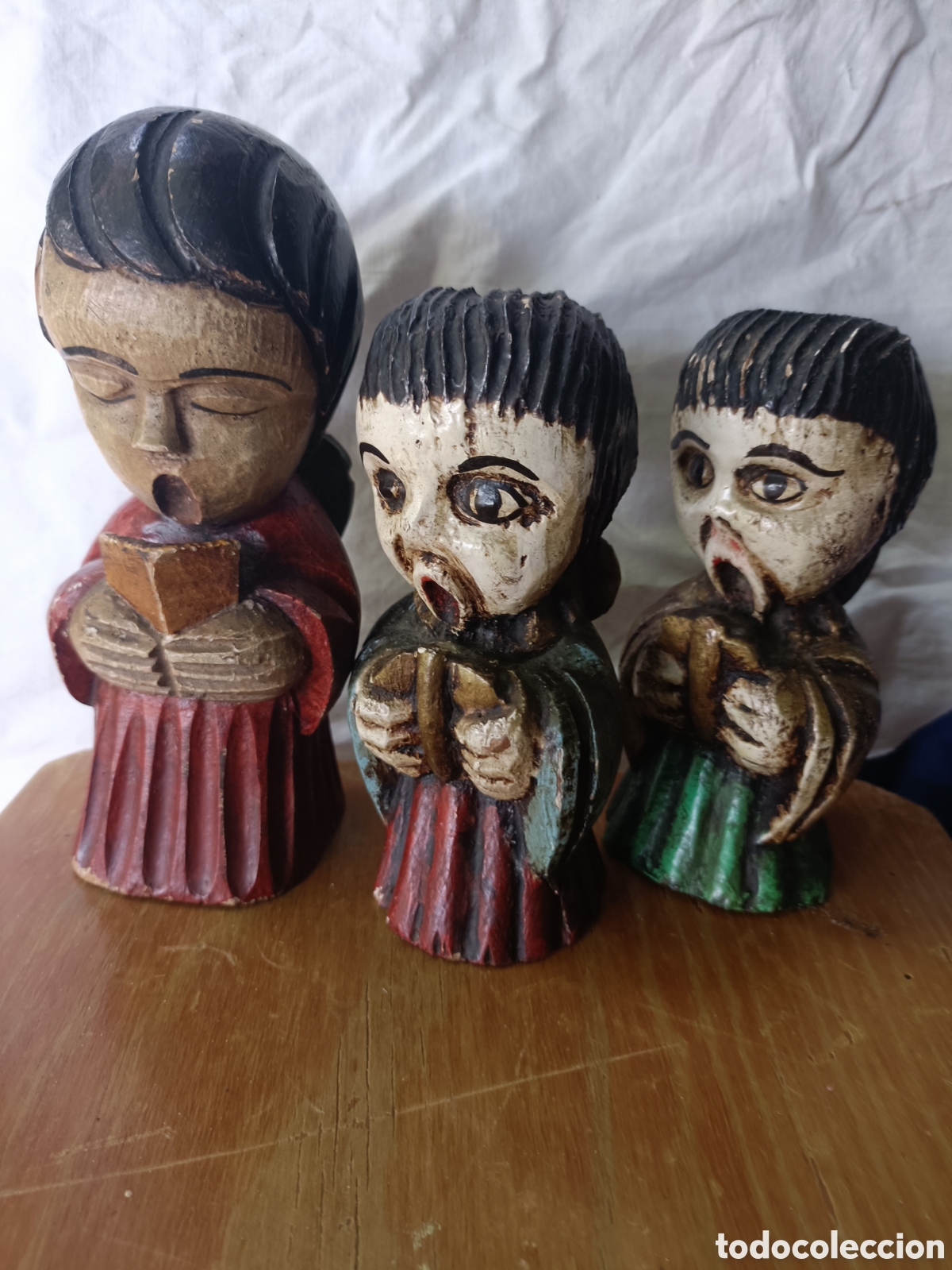 Arte: Monaguillo madera, casa ouro