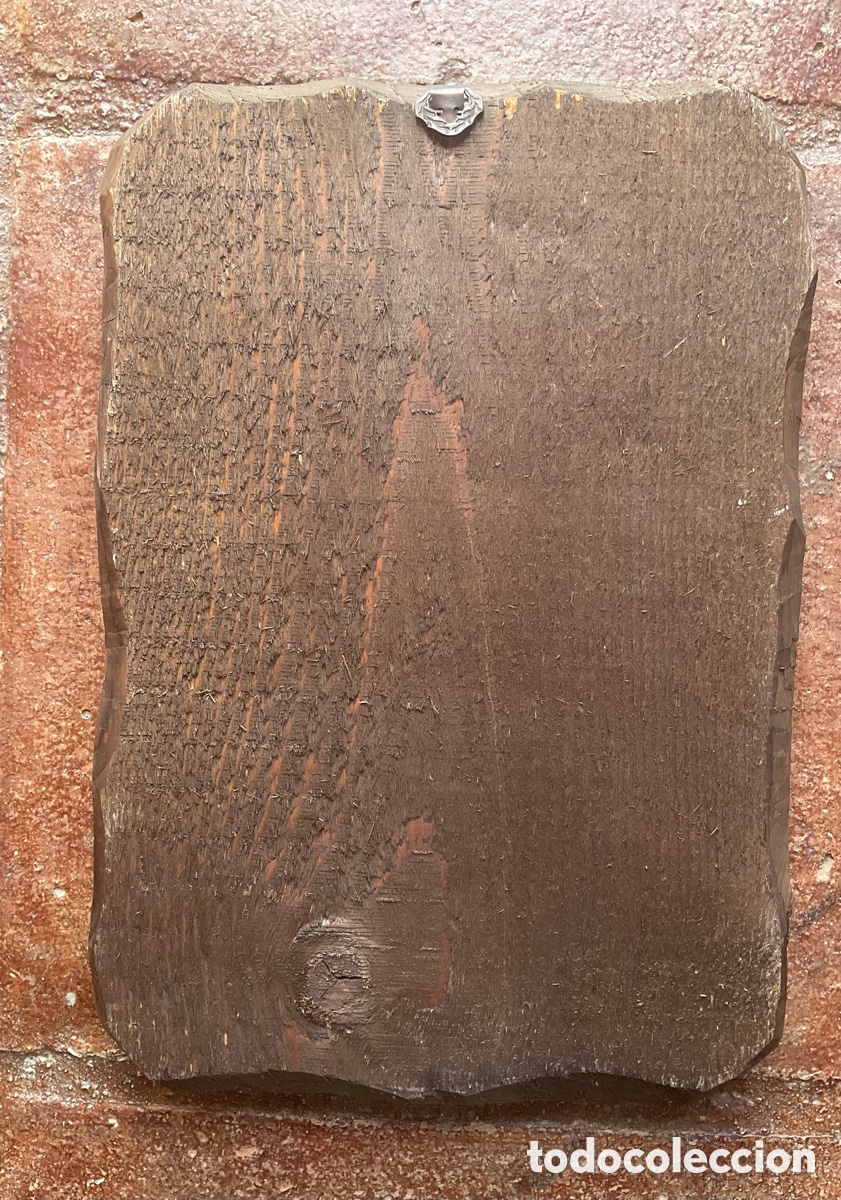 Arte: Icono en madera Mar&iacute;a y Jes&uacute;s. - Foto 2
