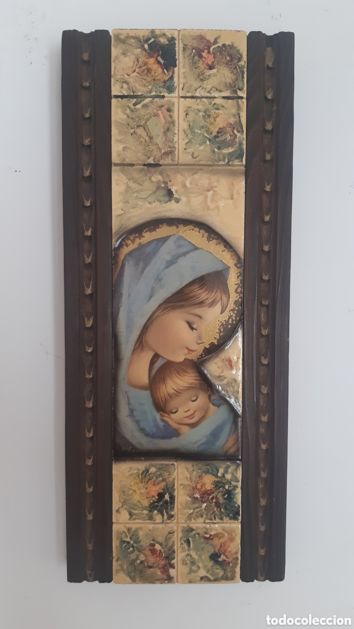 Arte: Tabla religiosa vintage 1970s