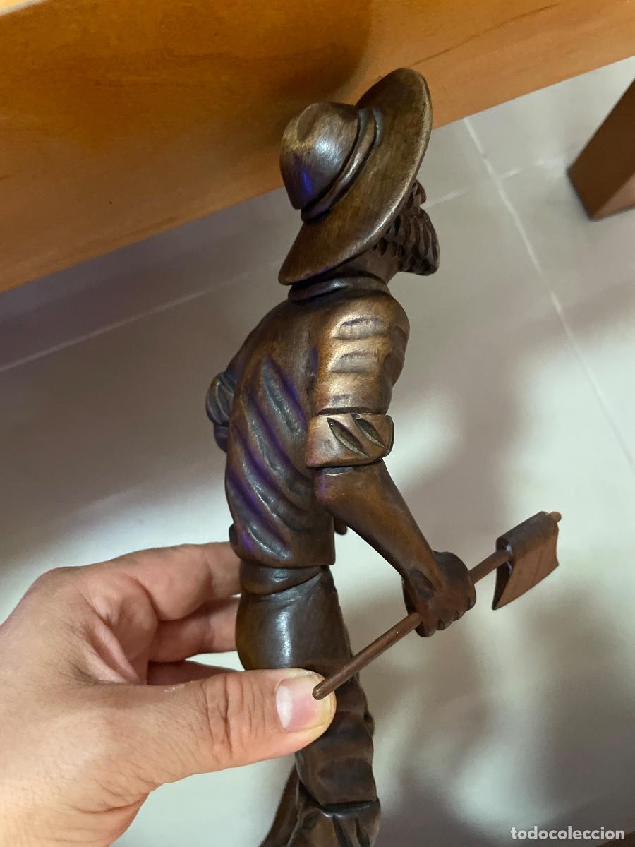 Arte: Figura de madera de le&ntilde;ador - Foto 6