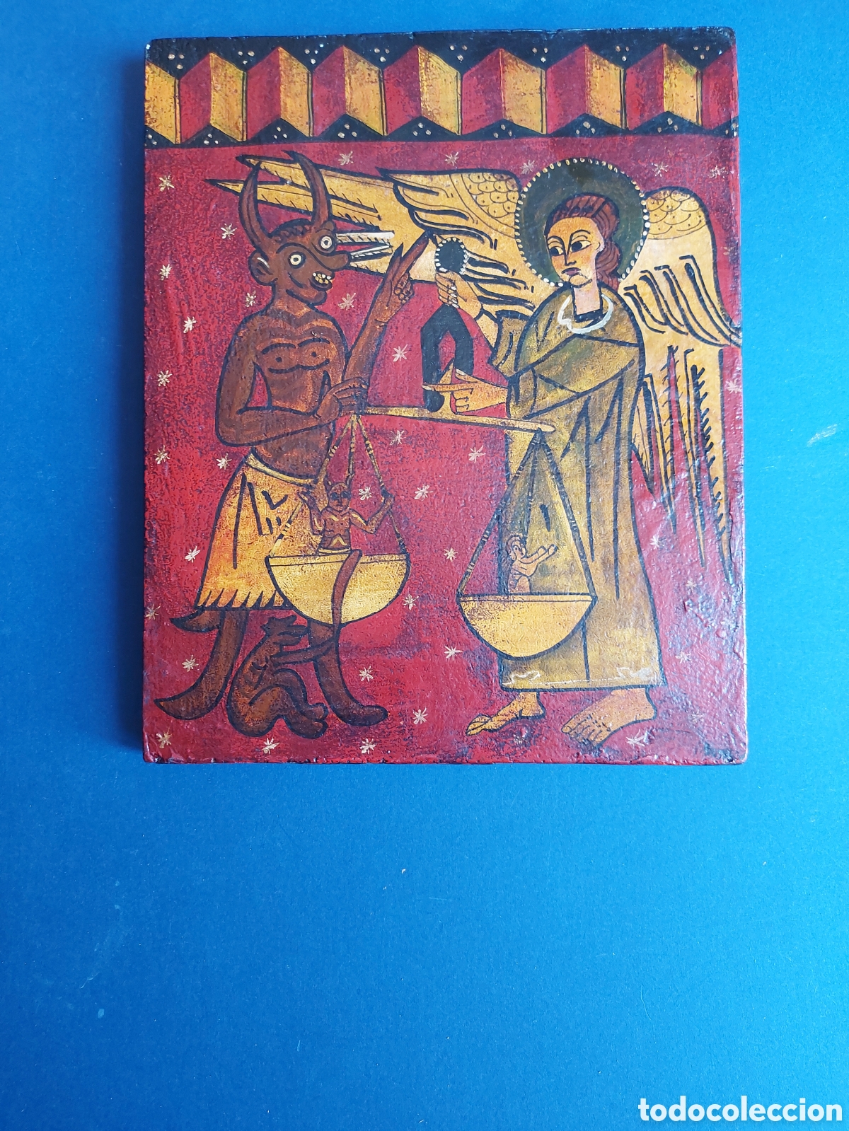 Arte: RETABLO ROMANICO POLICROMIA