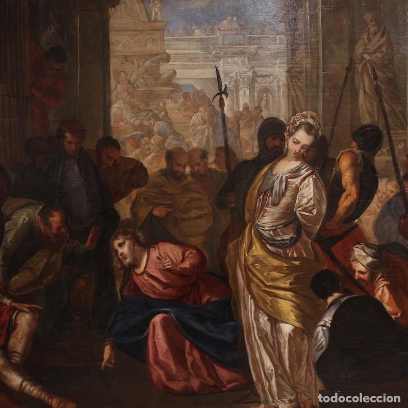 Arte: Gran pintura veneciana del siglo XVI, Cristo y la ad&uacute;ltera.