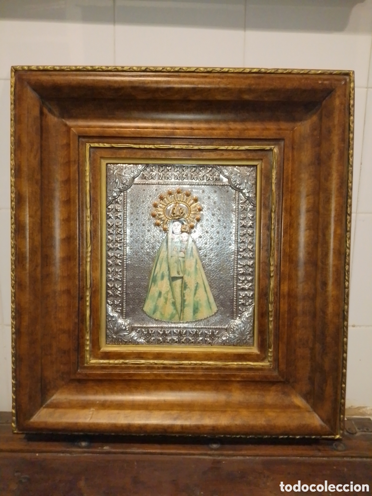 Arte: Cuadro Religioso Repujado en Plata &rdquo;Ntra. Sra. de Couso&rdquo; (Avi&oacute;n, Ourense) - Patricia Barrag&aacute;n, 1988