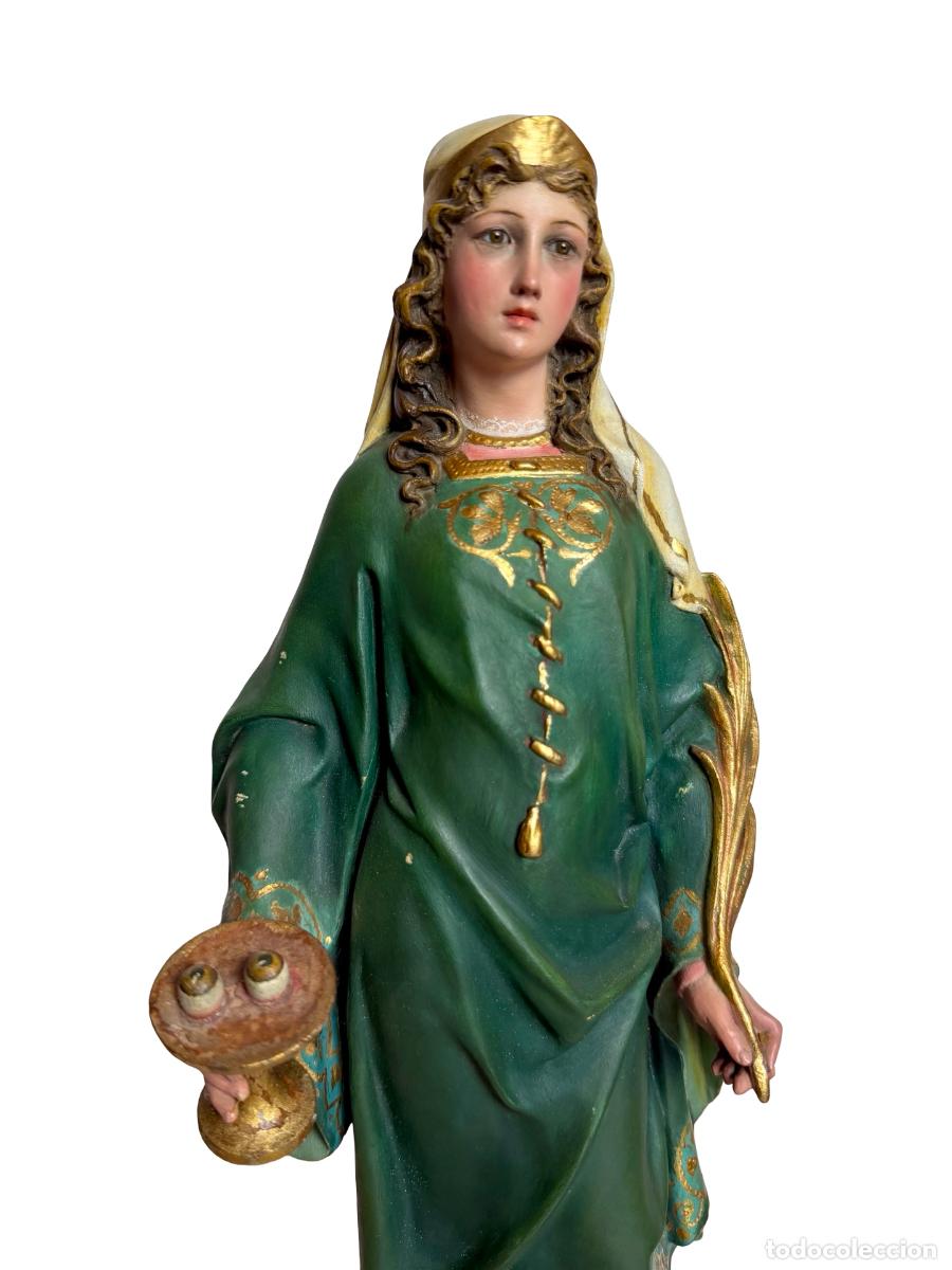 Arte: Preciosa Santa Luc&iacute;a, Olot siglo XX