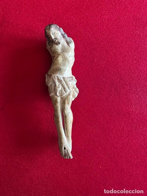 Arte: CRISTO EN MADERA TALLADA Y POLICROMADA , S. XVIII