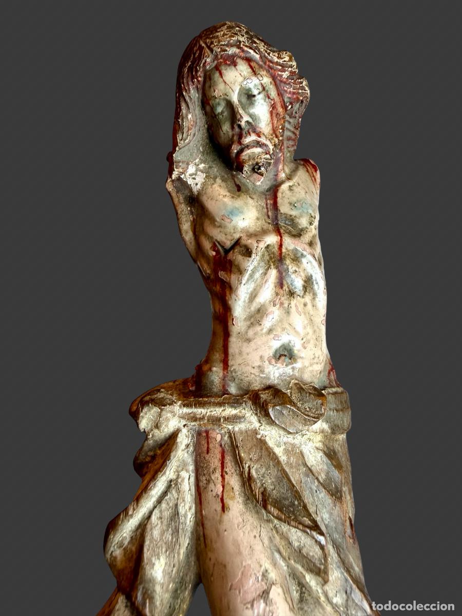 Arte: Precioso Cristo barroco mutilado, siglo XVII- XVIII