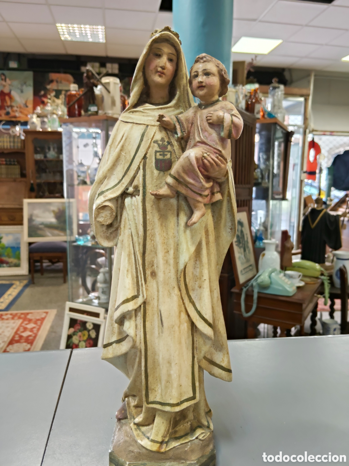 Arte: Virgen de la Merced en madera policromada