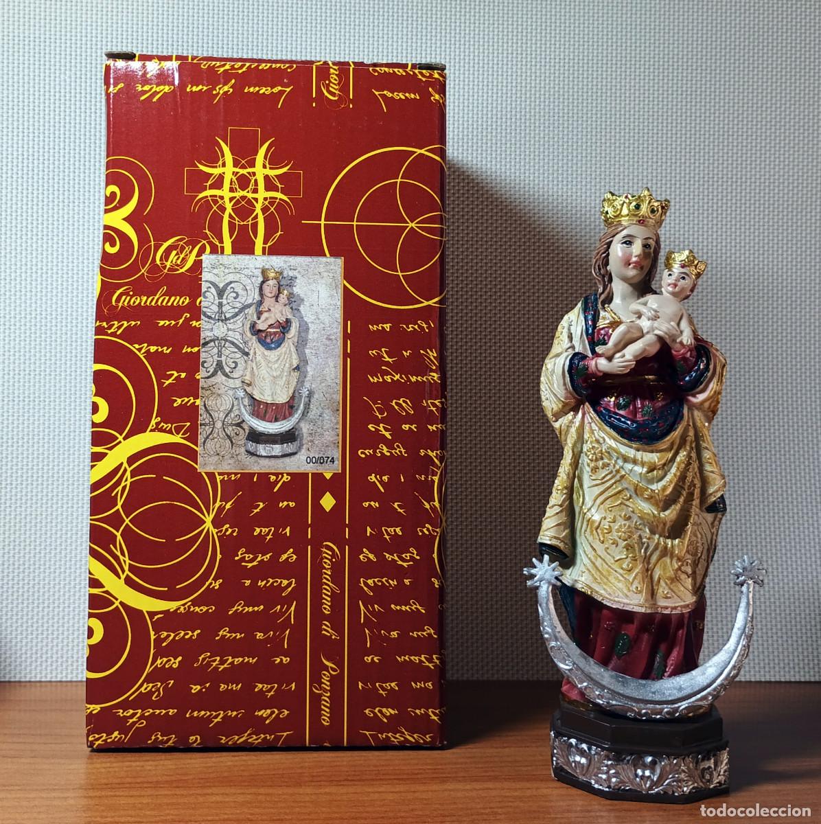 Arte: Figura Virgen de la Almudena de Giordano di Ponzano - 15 cm - Javier S.A. (Con caja)