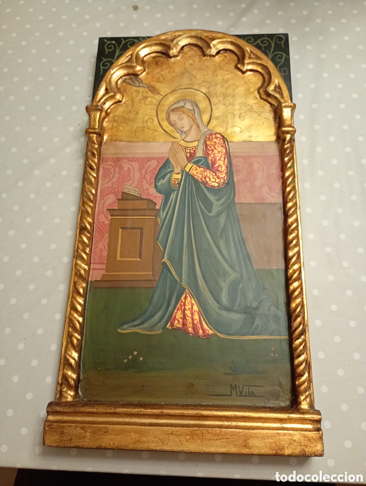 Arte: Montserrat Vila de Roca (Roda de Ter - Osona - Barcelona). Virgen Mar&iacute;a. Anunciaci&oacute;n. Concepci&oacute;n.