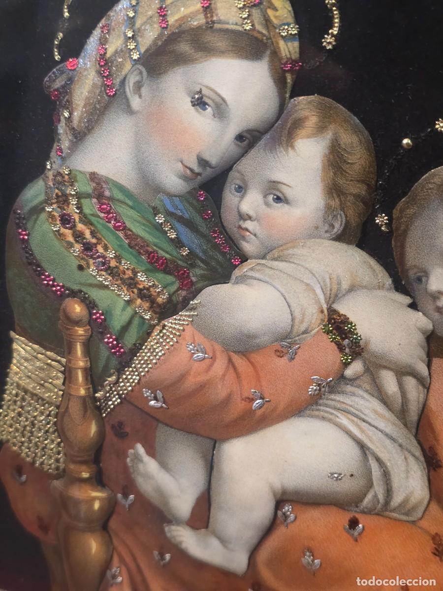 Arte: CUADRO RELIGIOSO DE PAPEL EN RELIEVE - Foto 3