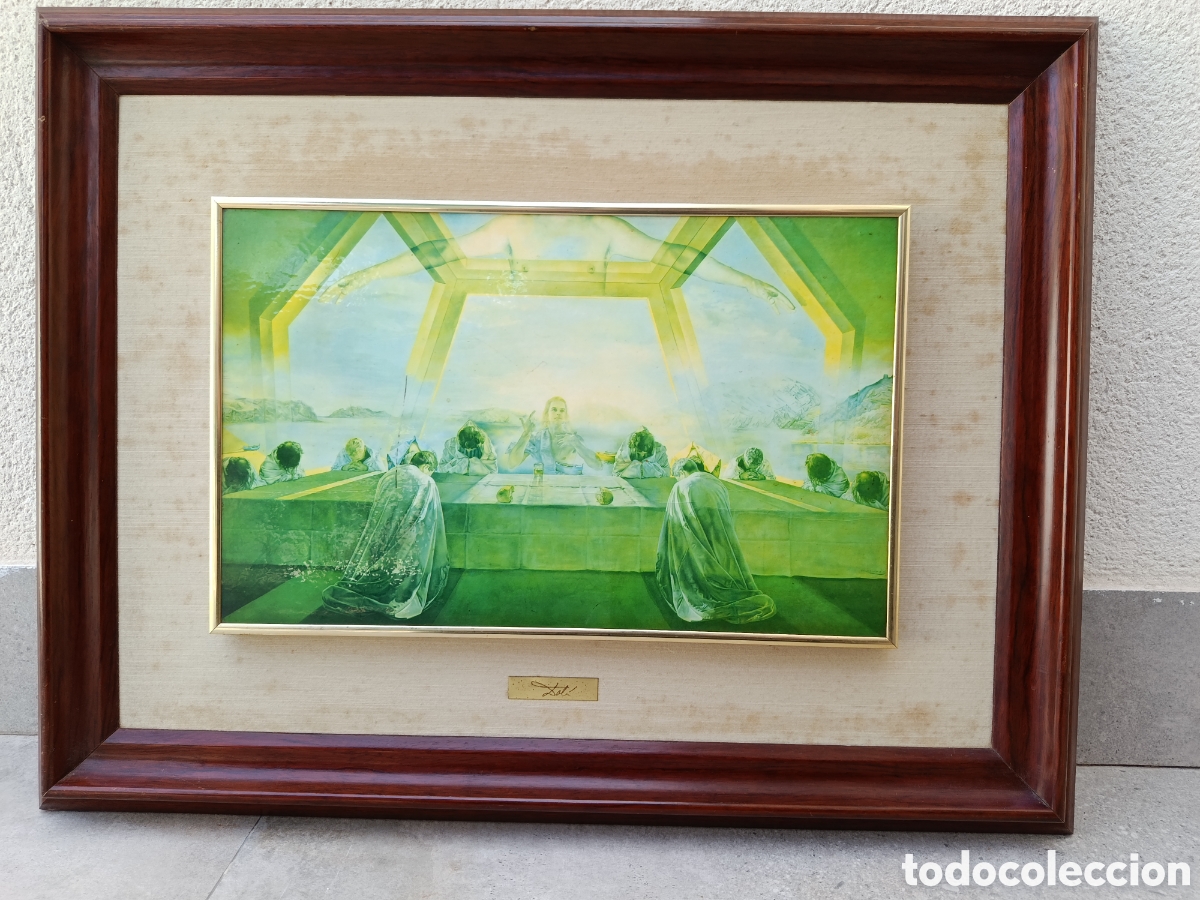 Arte: SALVADOR DAL&Iacute; &ndash; &laquo;LA CENA&raquo; &ndash; REPRODUCCI&Oacute;N ARTESANAL AUTORIZADA &ndash; MORALES-GALOFR&Eacute; &ndash; 1981
