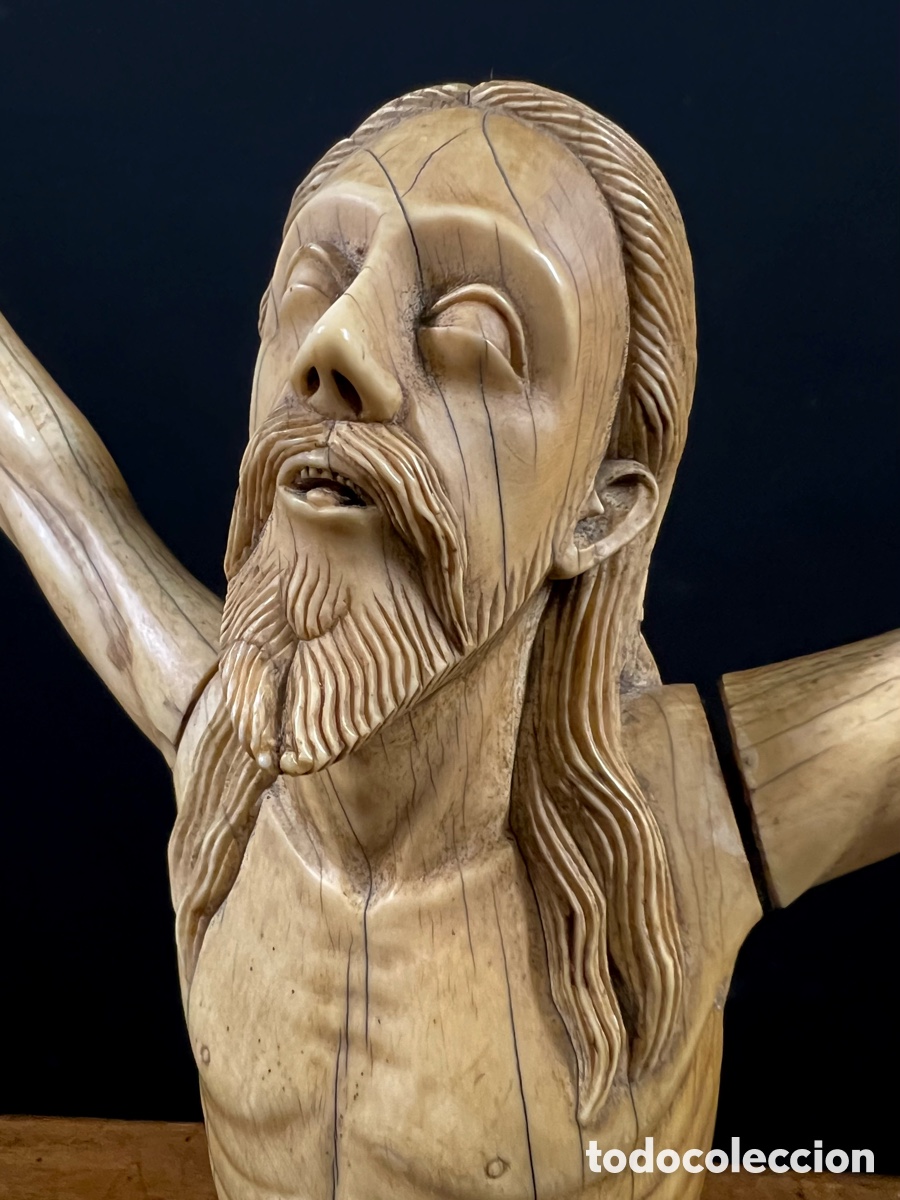 Arte: Cristo de gran tama&ntilde;o. Indoportugu&eacute;s. S.XVII