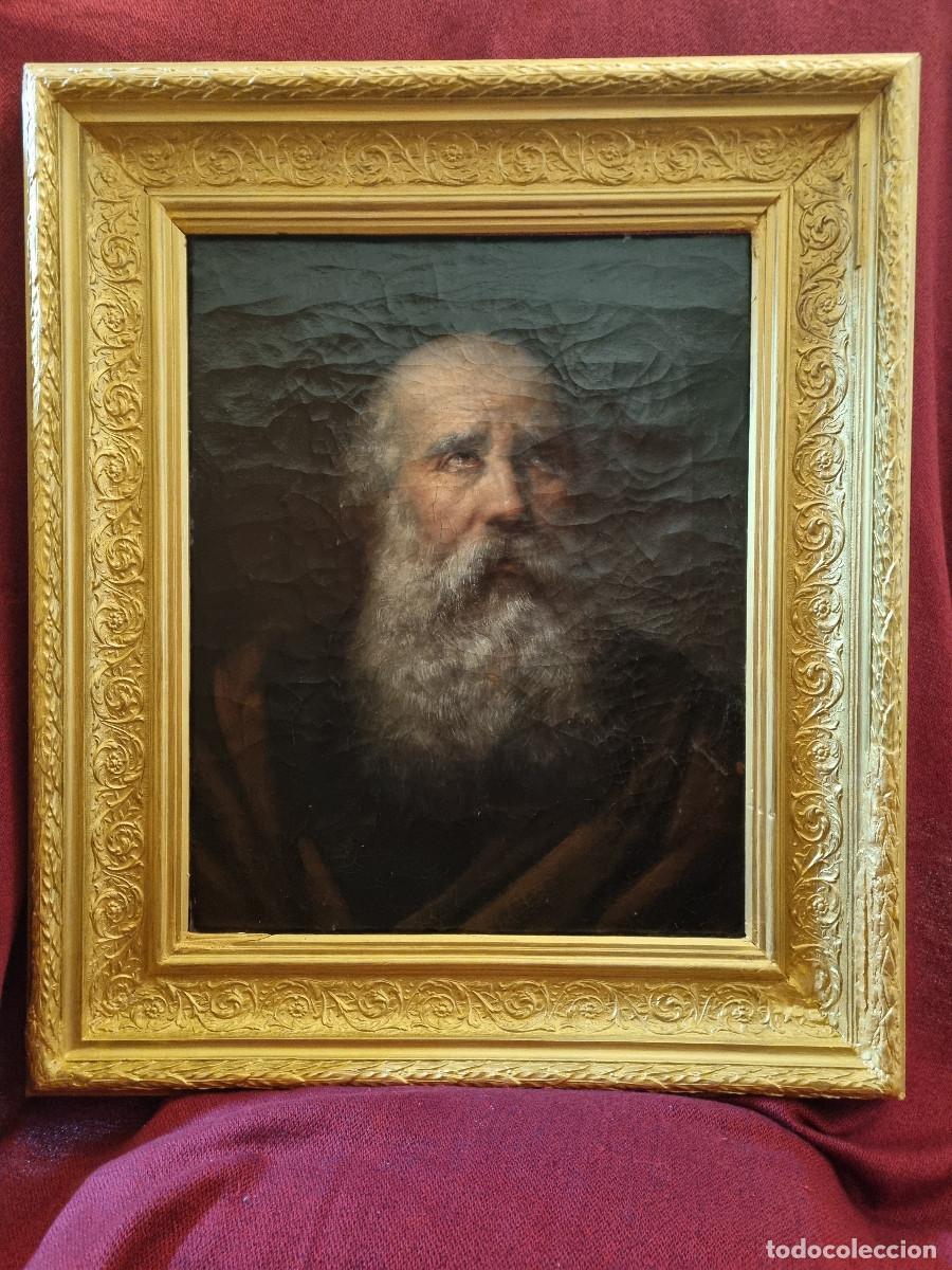 Arte: L&Aacute;GRIMAS DEL APOSTOL SAN PEDRO. Escuela espa&ntilde;ola finales del siglo XVII principios del XVIII