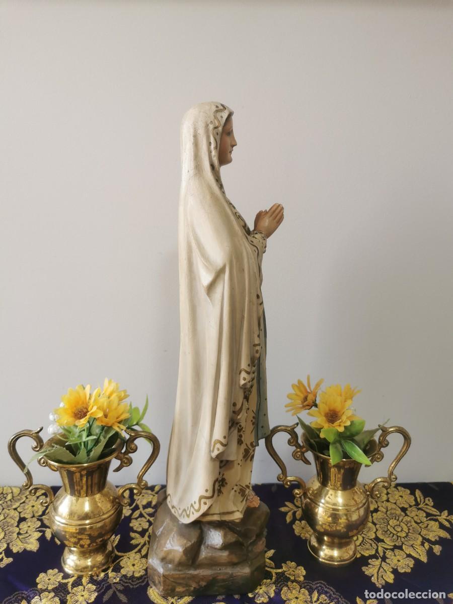 Arte: Virgen de Lourdes Olot 40cm - Foto 2