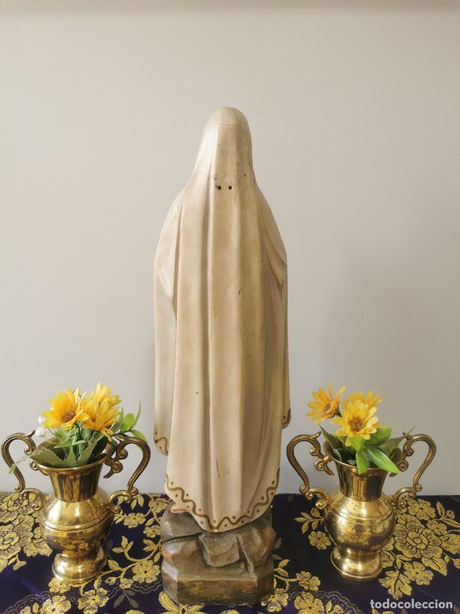 Arte: Virgen de Lourdes Olot 40cm - Foto 3