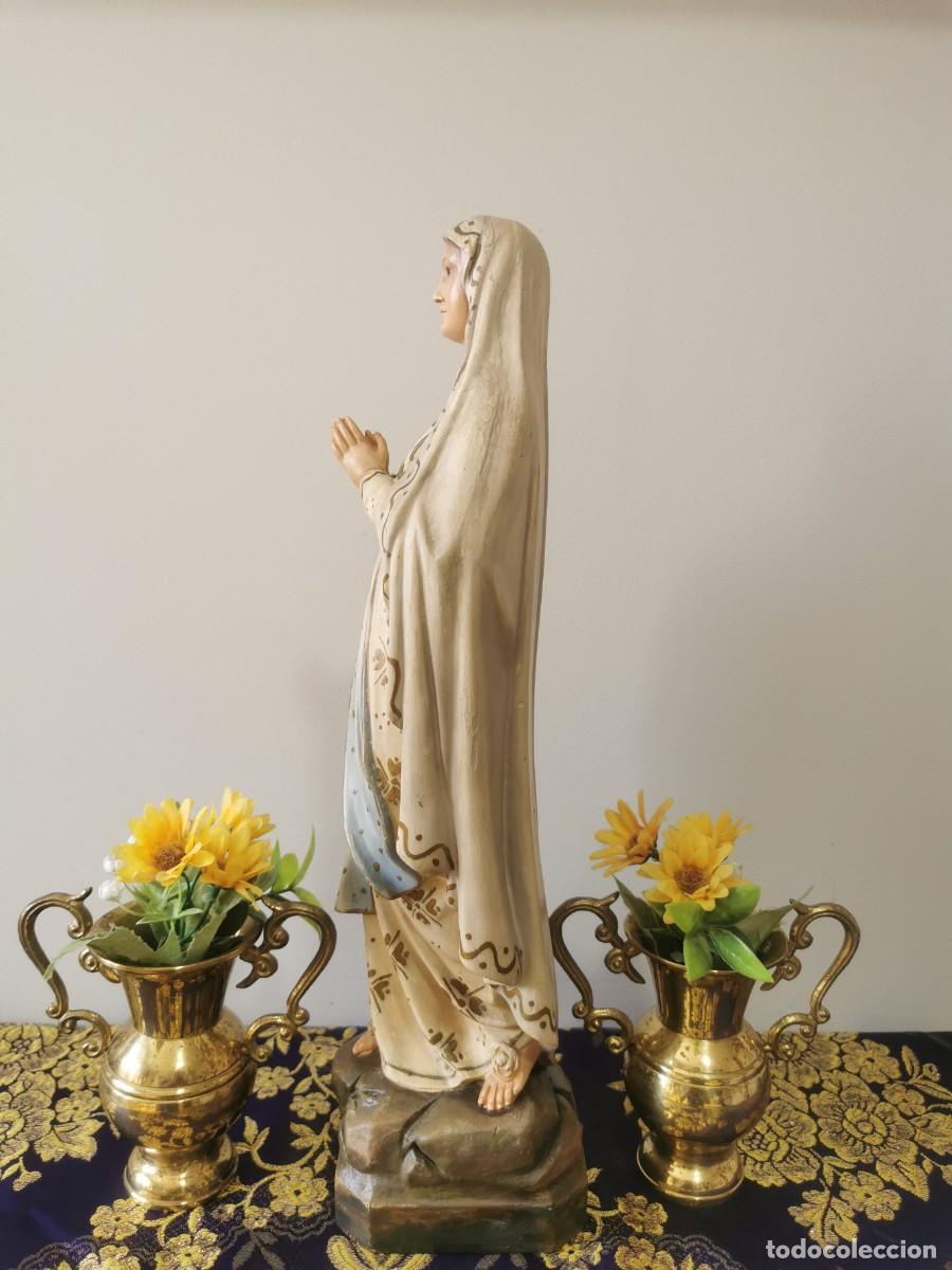 Arte: Virgen de Lourdes Olot 40cm - Foto 4