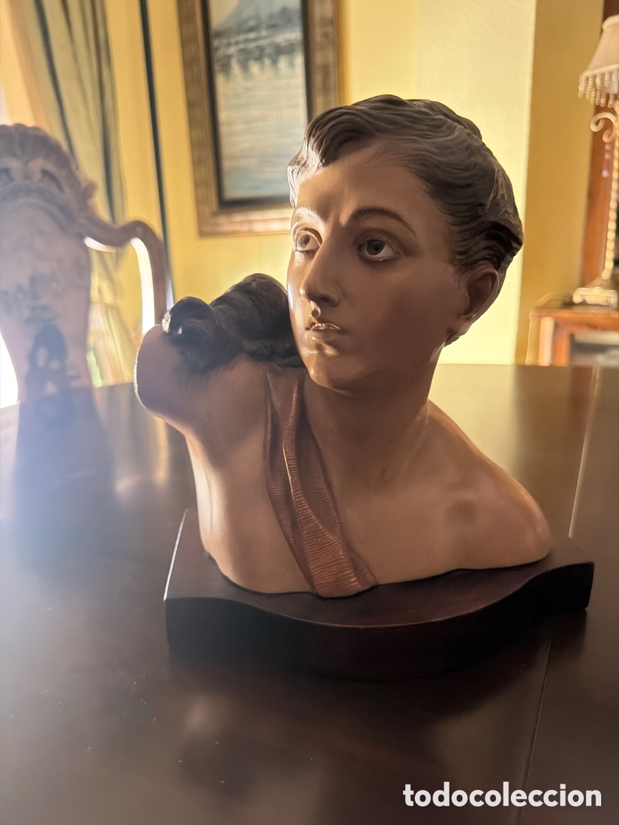 Arte: Busto de &Aacute;ngel anunciador del escultor Jose Sanchez Lozano Murcia