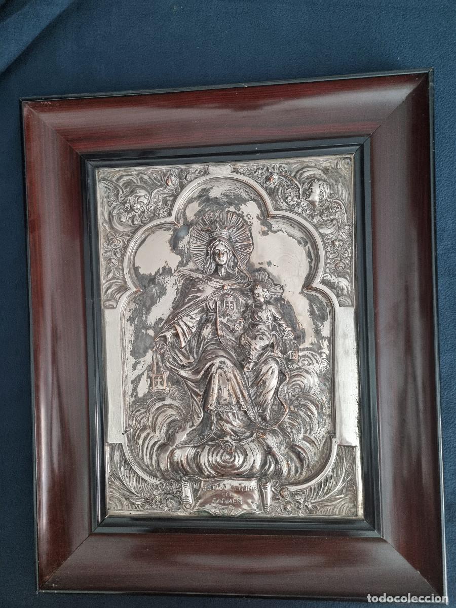 Arte: RELIEVE DE LA VIRGEN DEL CARMEN, del primer tercio del siglo XIX.