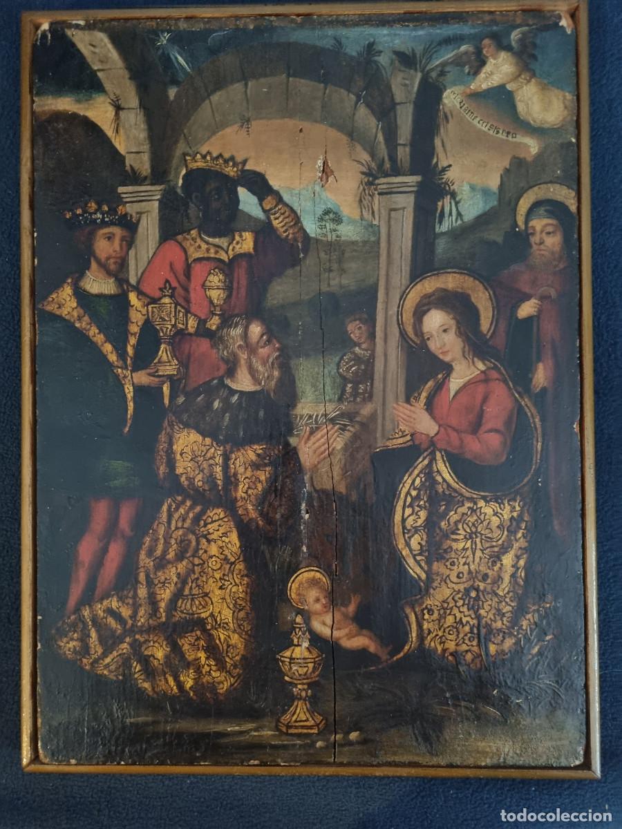 Arte: EPIFANIA, oleo sobre tabla, posiblemente de finales del s. XV