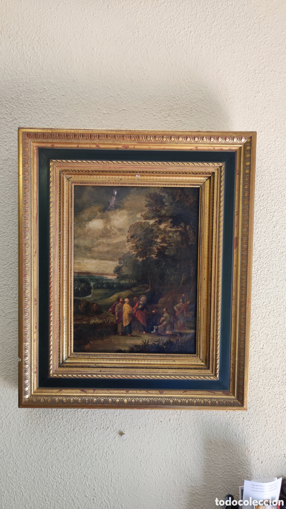 Arte: Pintura al &oacute;leo sobre cobre XVIII
