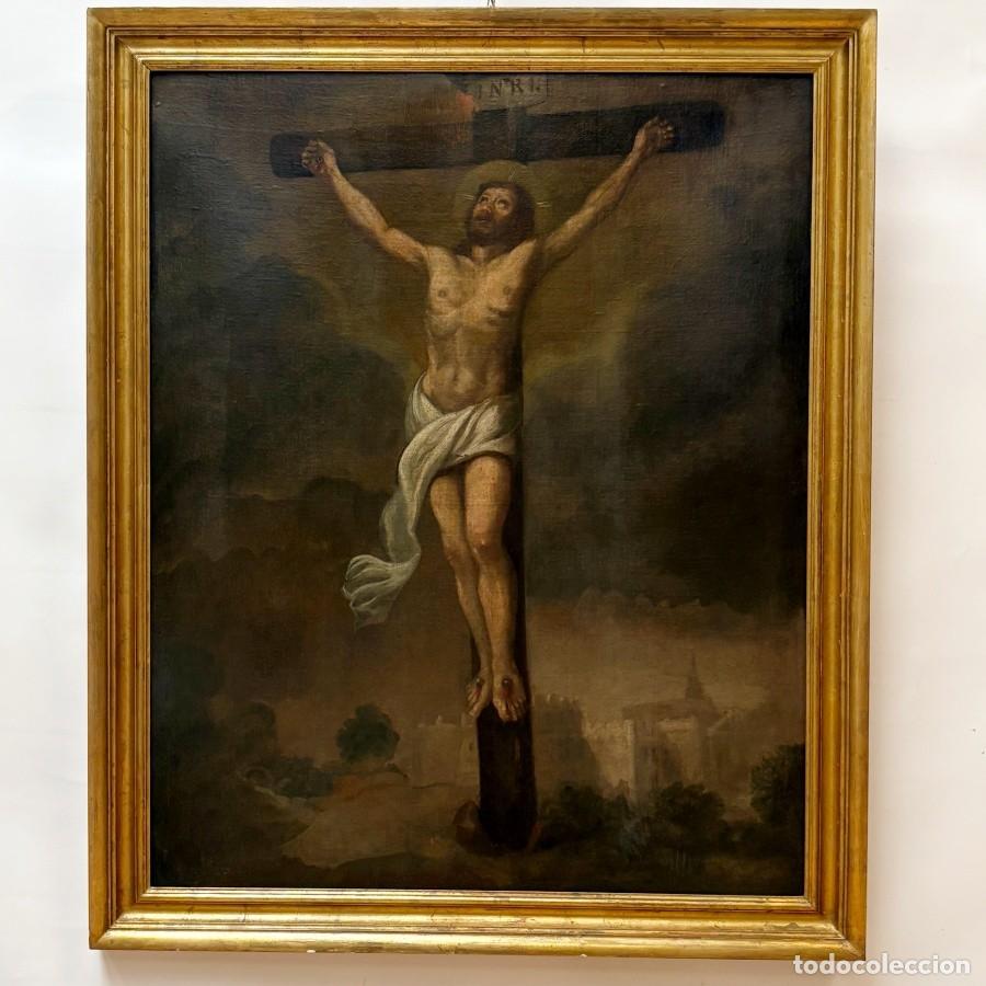 Arte: &Oacute;leo Crucifixi&oacute;n de Cristo - Foto 1