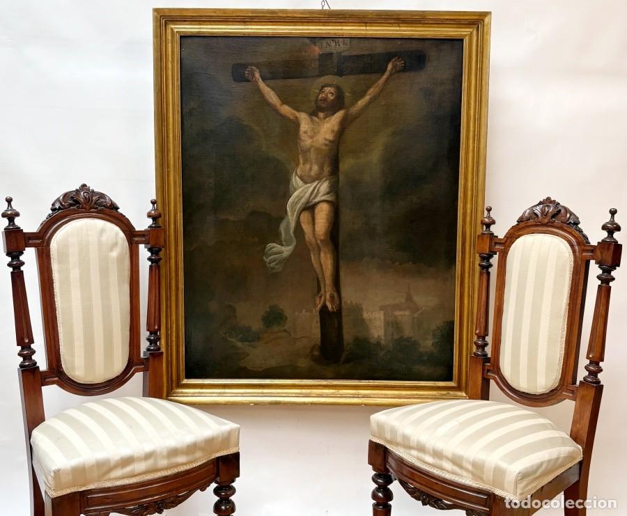 Arte: &Oacute;leo Crucifixi&oacute;n de Cristo - Foto 2
