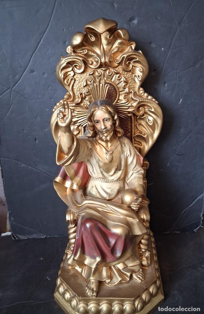 Arte: Sagrado Corazon de Jesus entronizado Talleres de Olot