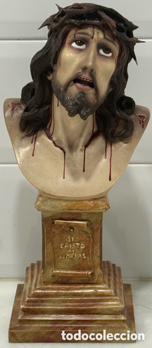 Arte: ANTIGUO SANTO CRISTO DE LIMPIAS SELLADO OLOT