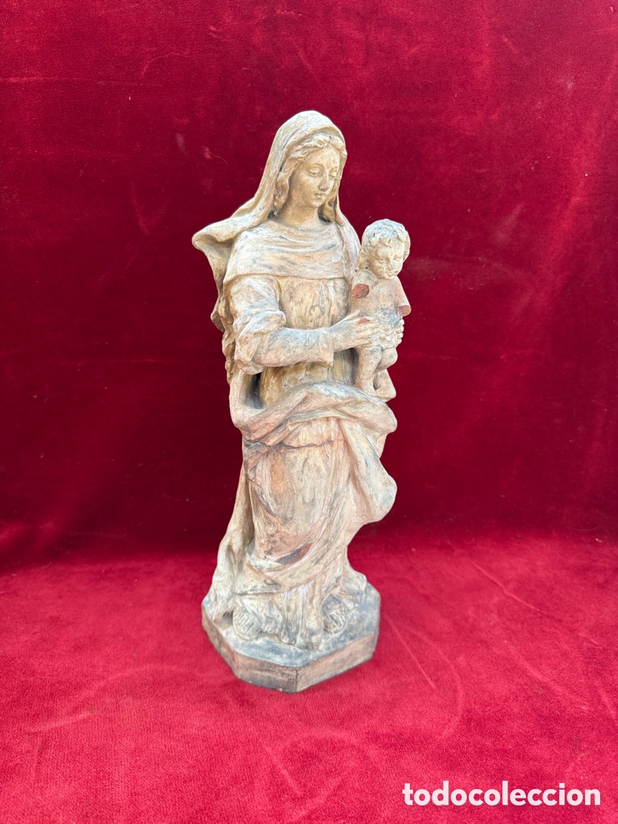 Arte: Preciosa y antigua escultura religiosa,Julia Fabregas!