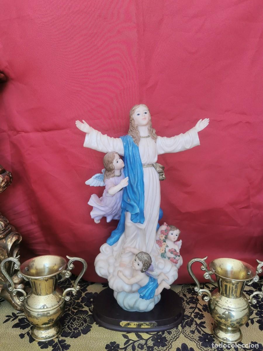 Arte: Virgen de la Asunci&oacute;n 37cm