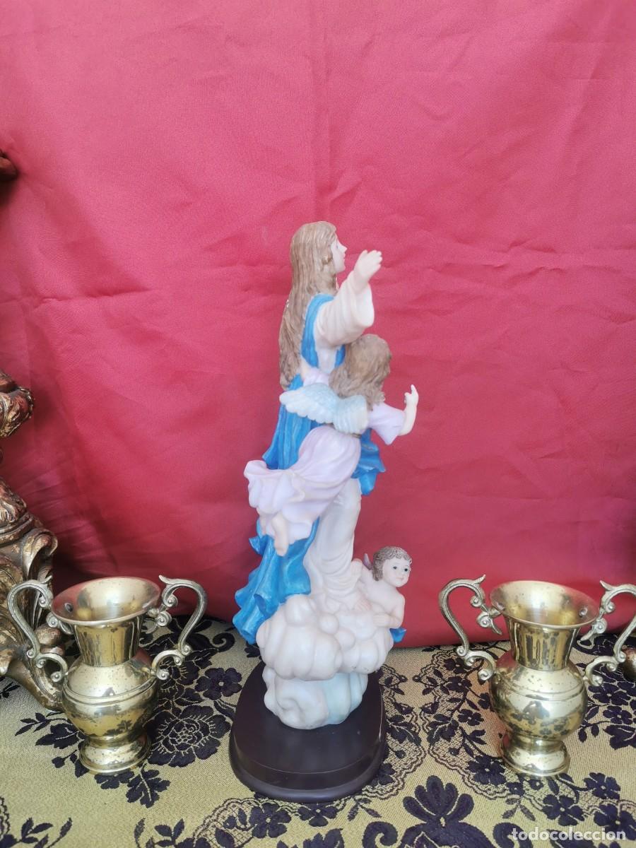 Arte: Virgen de la Asunci&oacute;n 37cm - Foto 2