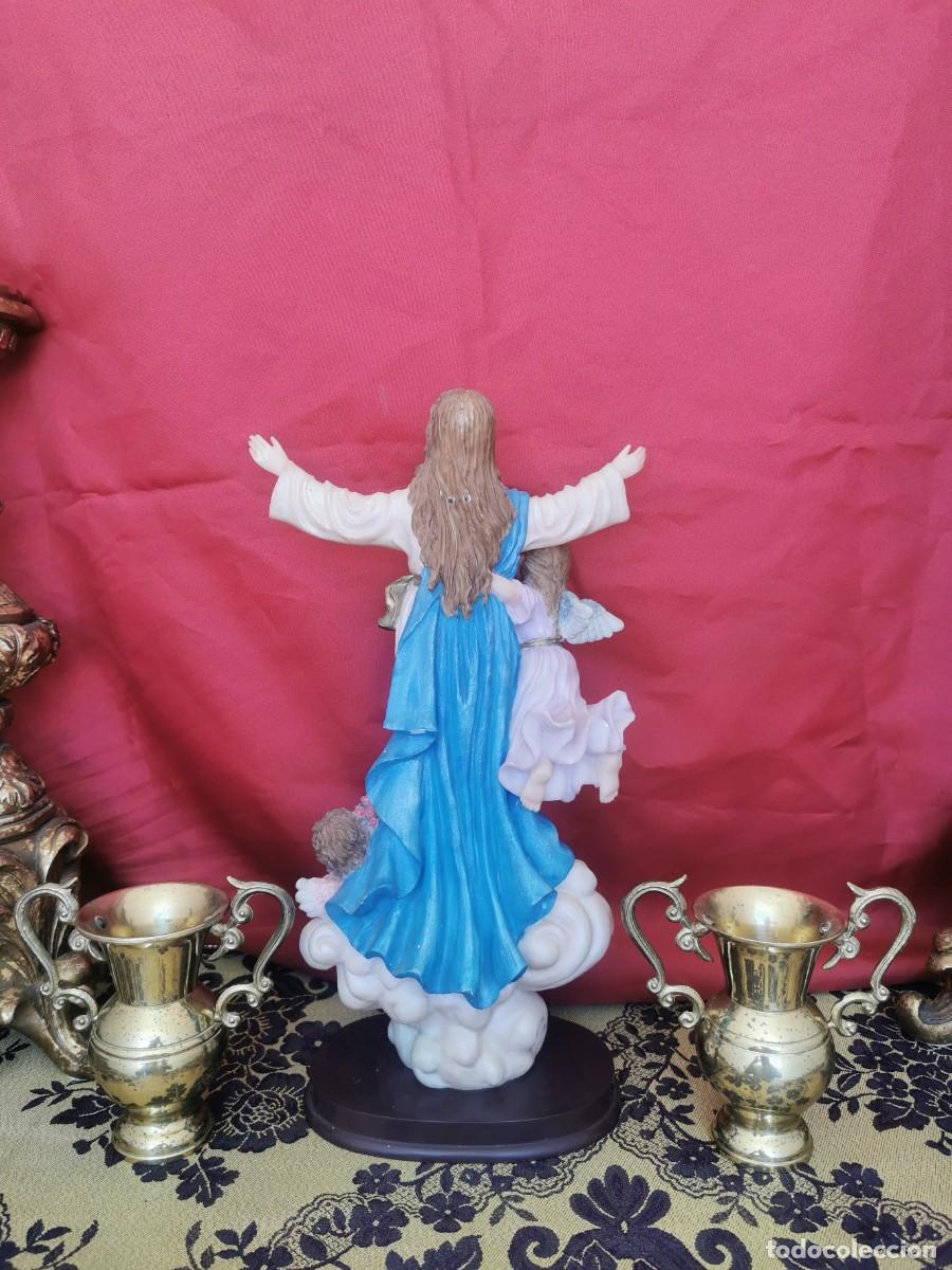 Arte: Virgen de la Asunci&oacute;n 37cm - Foto 3