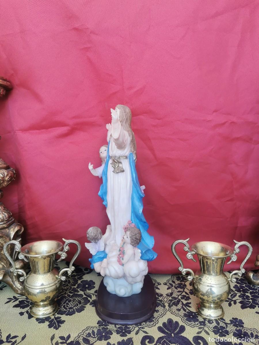 Arte: Virgen de la Asunci&oacute;n 37cm - Foto 4