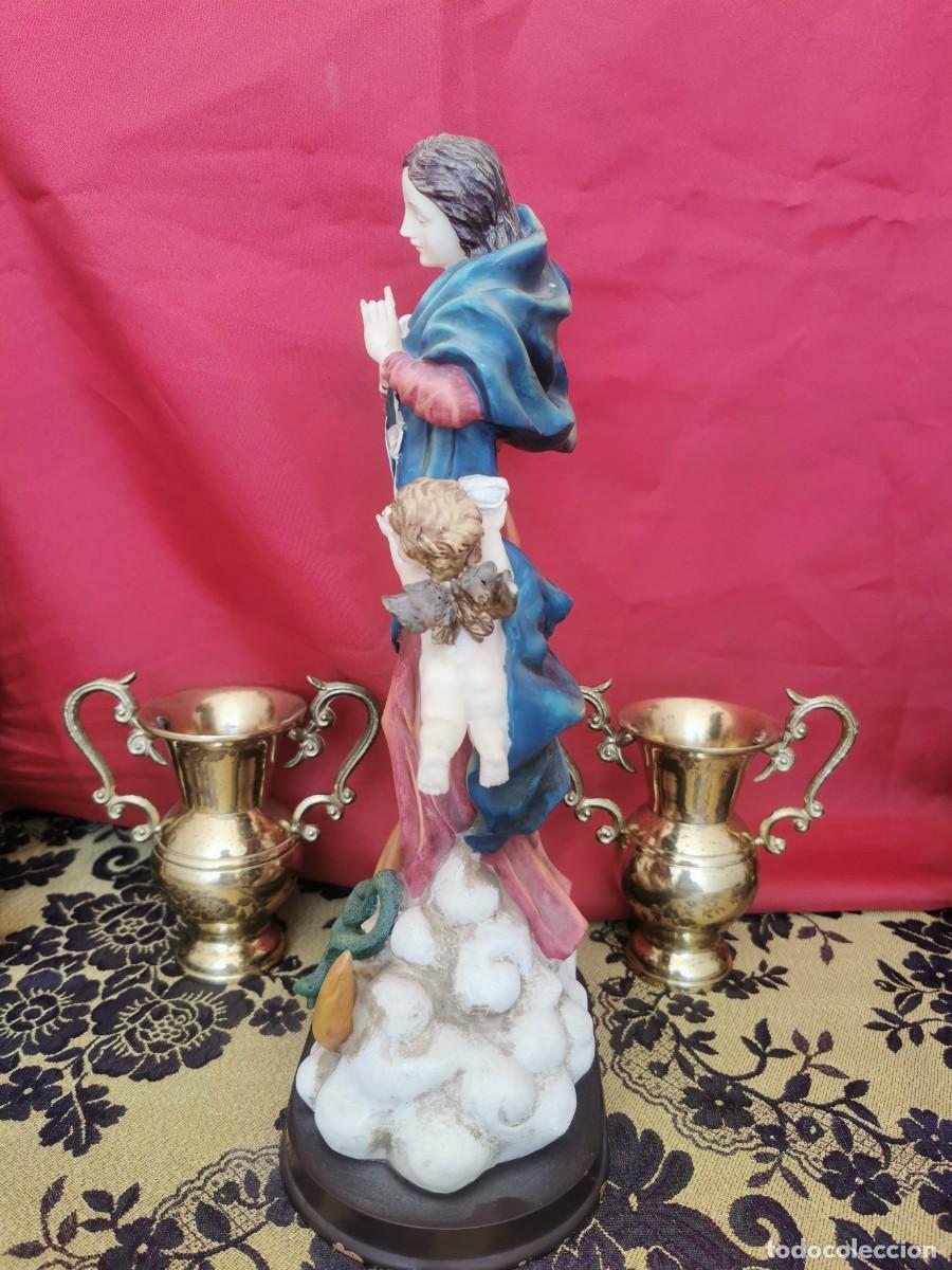 Arte: Virgen de los &Aacute;ngeles 32cm - Foto 4
