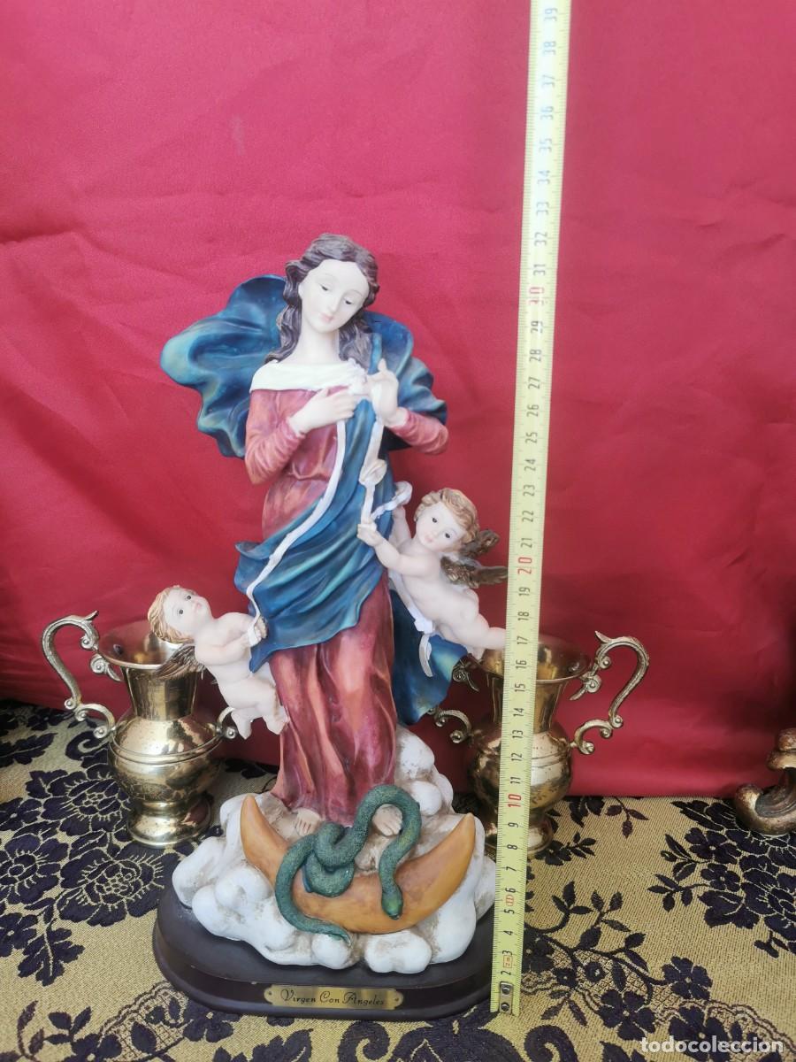 Arte: Virgen de los &Aacute;ngeles 32cm - Foto 6
