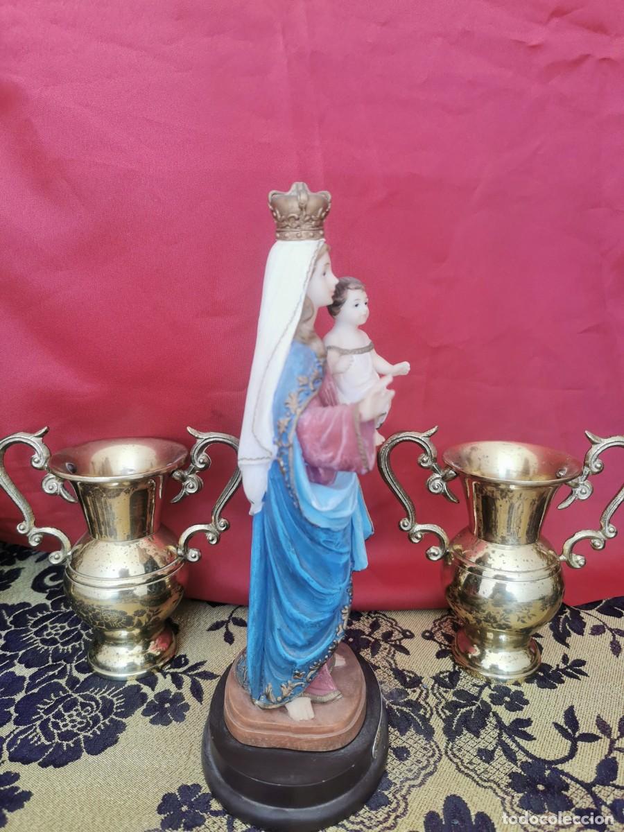 Arte: Virgen Nuestra Se&ntilde;ora del Amparo 24cm - Foto 2