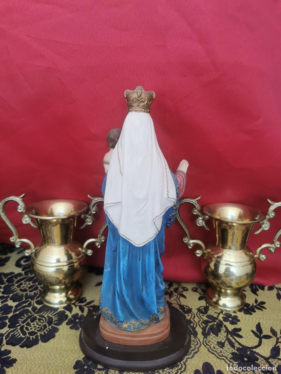 Arte: Virgen Nuestra Se&ntilde;ora del Amparo 24cm - Foto 3