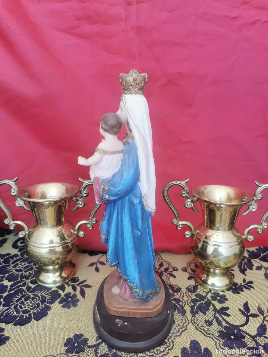Arte: Virgen Nuestra Se&ntilde;ora del Amparo 24cm - Foto 4