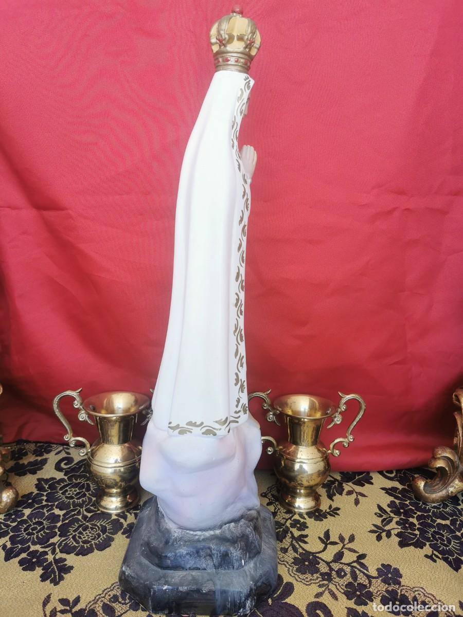 Arte: Virgen de F&aacute;tima 48cm - Foto 2