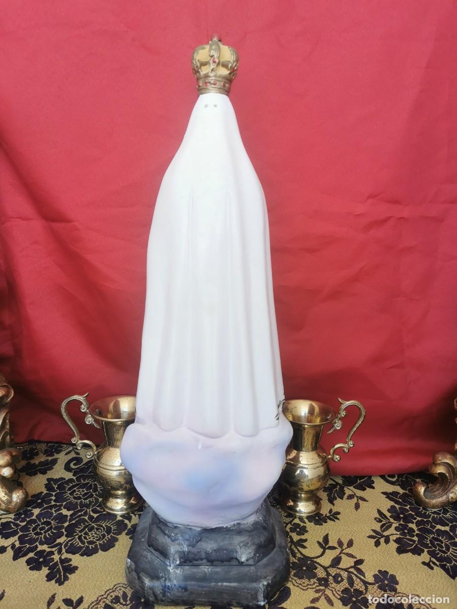 Arte: Virgen de F&aacute;tima 48cm - Foto 3