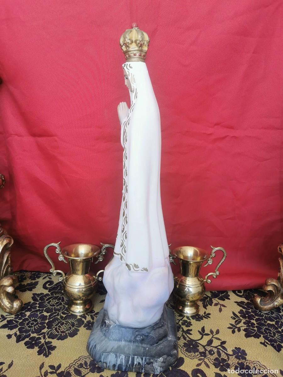 Arte: Virgen de F&aacute;tima 48cm - Foto 4