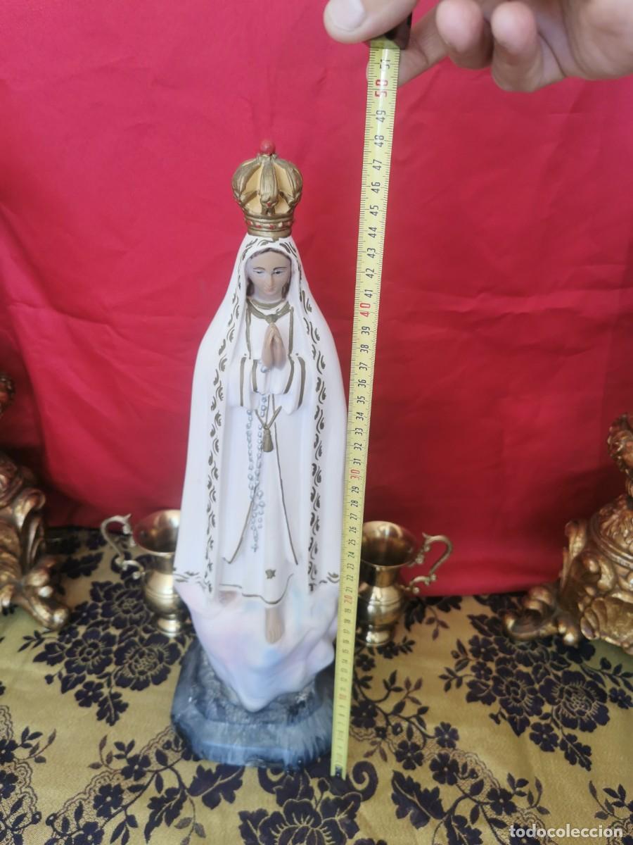 Arte: Virgen de F&aacute;tima 48cm - Foto 6