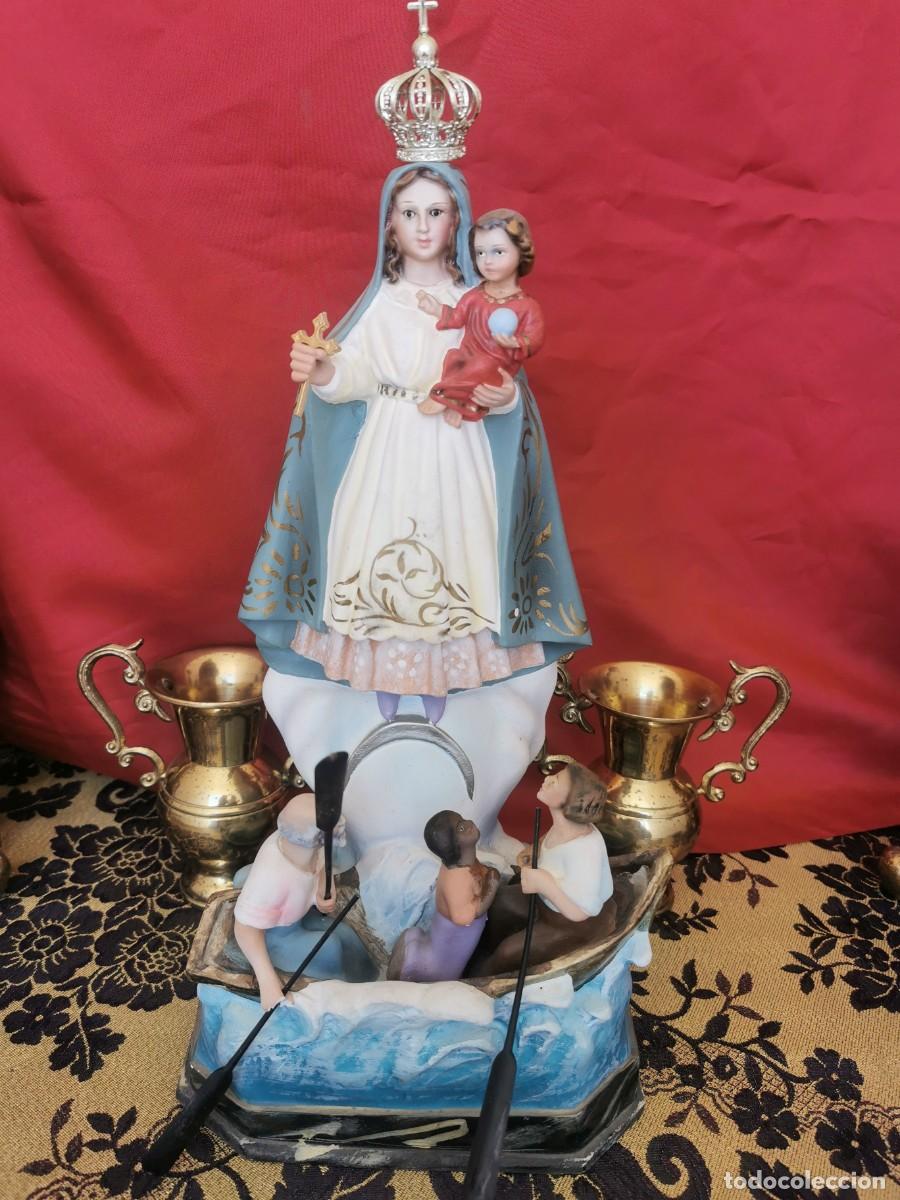 Arte: Virgen de la Caridad del Cobre Olot 38cm