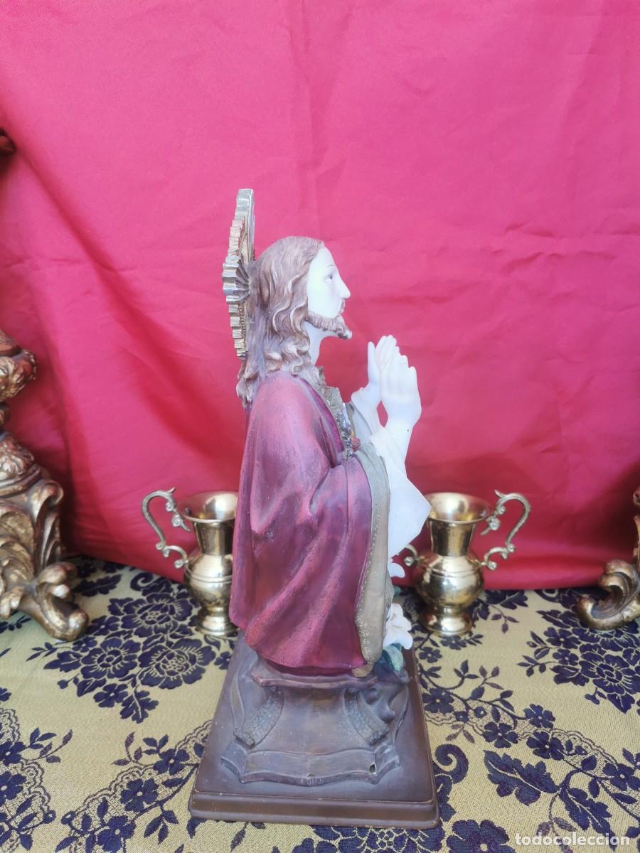 Arte: Sagrado Coraz&oacute;n de Jes&uacute;s 36cm - Foto 2