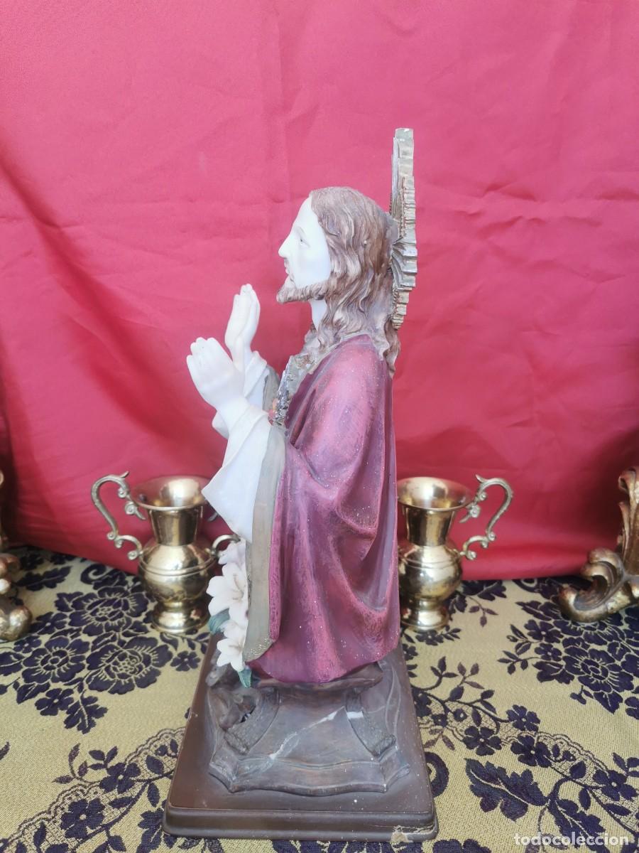 Arte: Sagrado Coraz&oacute;n de Jes&uacute;s 36cm - Foto 4
