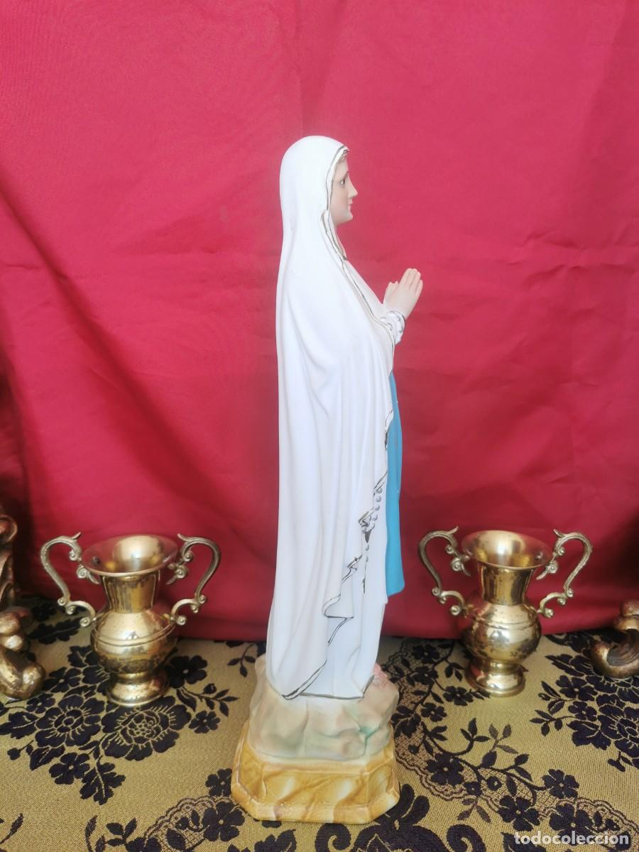 Arte: Virgen de Lourdes 39cm - Foto 2
